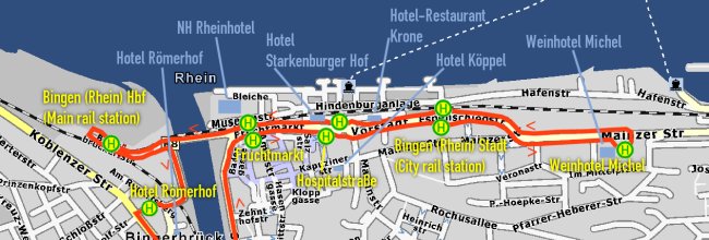 Hotel map