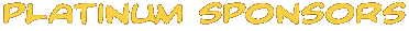 platinum sponsors