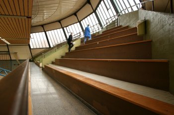 The grandstand